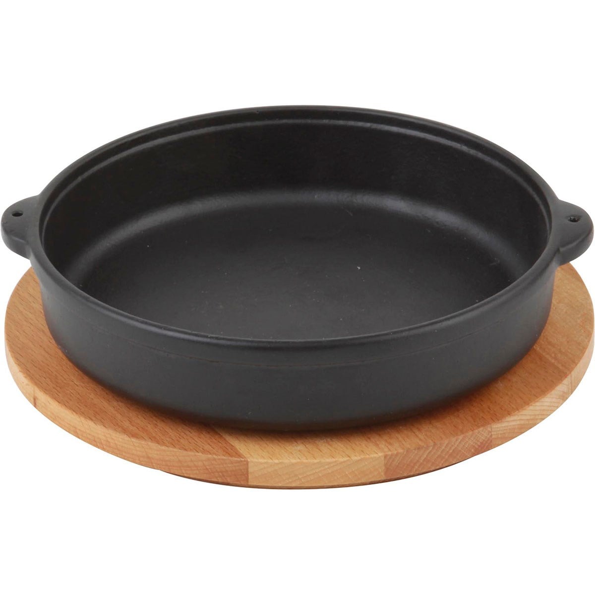Öztiryakiler Lava Güveç kabı ve Ahşap altlık. Çap(Ø)17cm. Lv Eco Gv 17 K4-TENCERELER - Demasan
