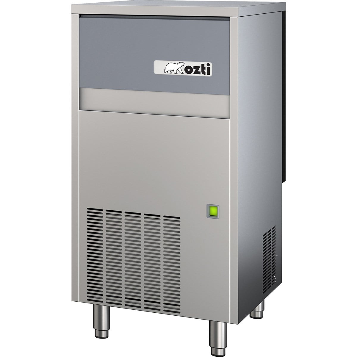Öztiryakiler Özti Buz Makinesi OKB46A 46KG/gün Hazne 16 kg Full Cube-BUZ MAKİNALARI - Demasan
