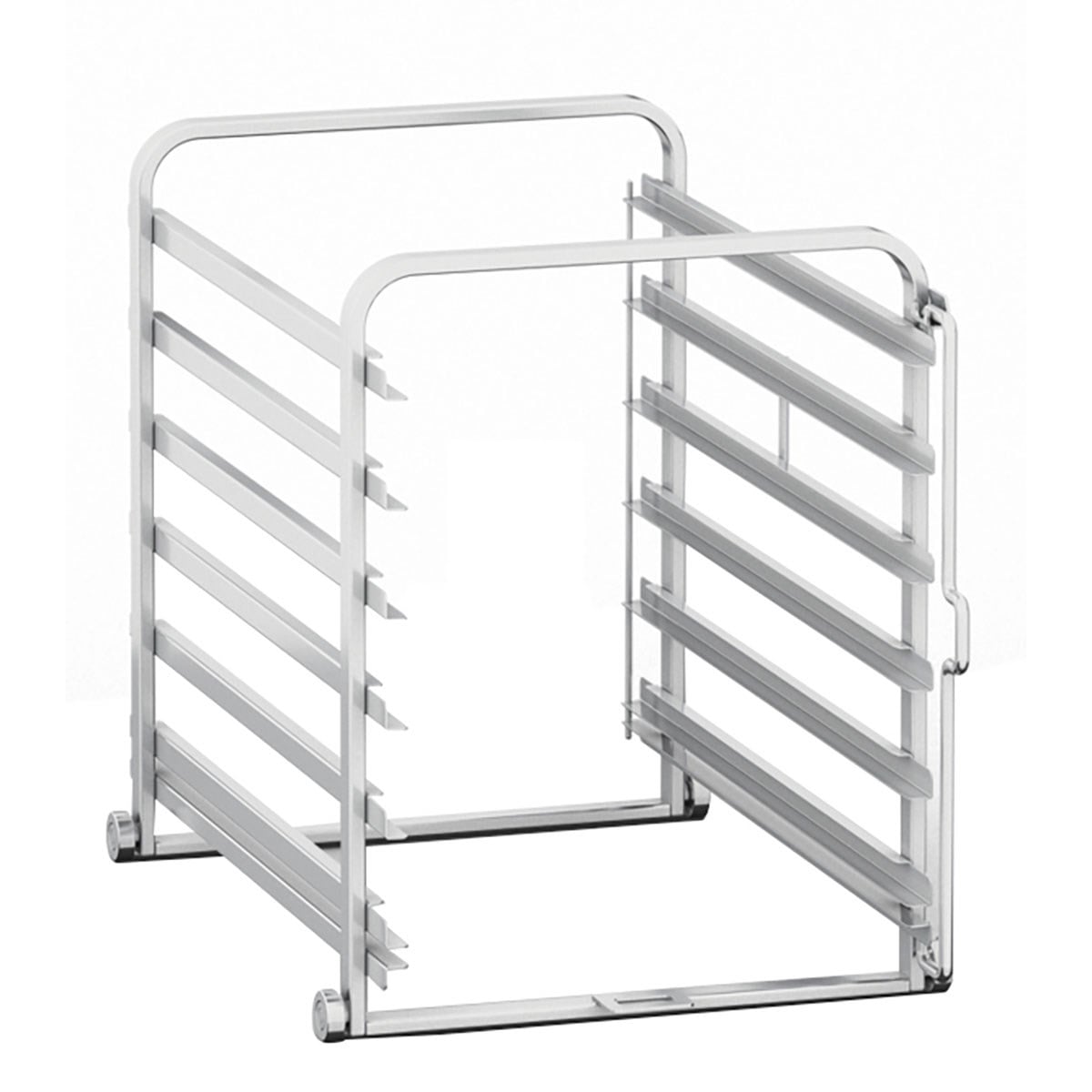 Öztiryakiler Rational Mobil Tepsi Standı, Tip 6-1/1 Standart, 6 Raflı-TEPSİ TAŞIMA ARABALARI - Demasan
