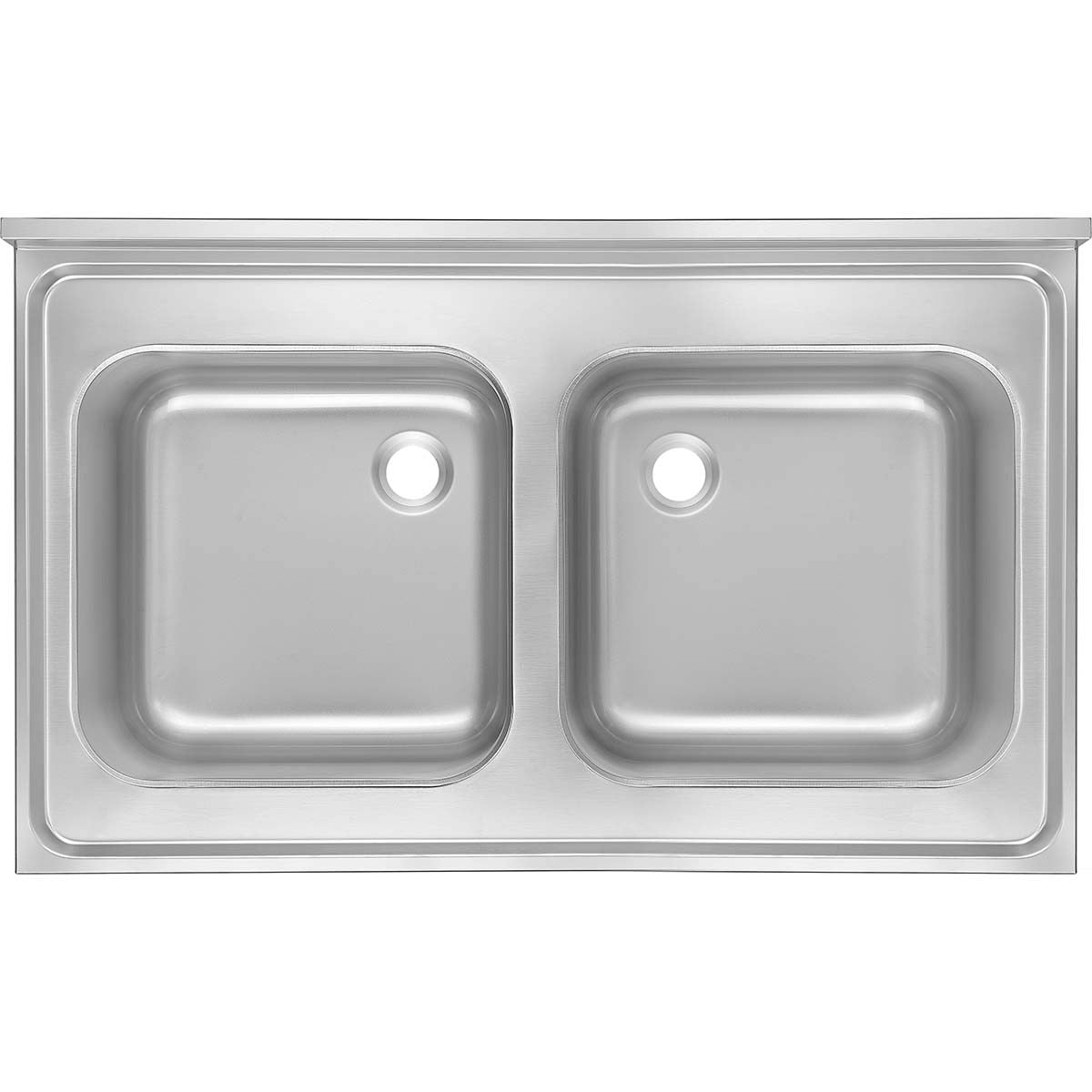 Öztiryakiler Tablalı Evye 120x60 Çift Göz Damlalıksız 50x40x25 Gözlü 1,00 mm-Evye Tablaları ve Kazan Yıkama Evyeleri - Demasan
