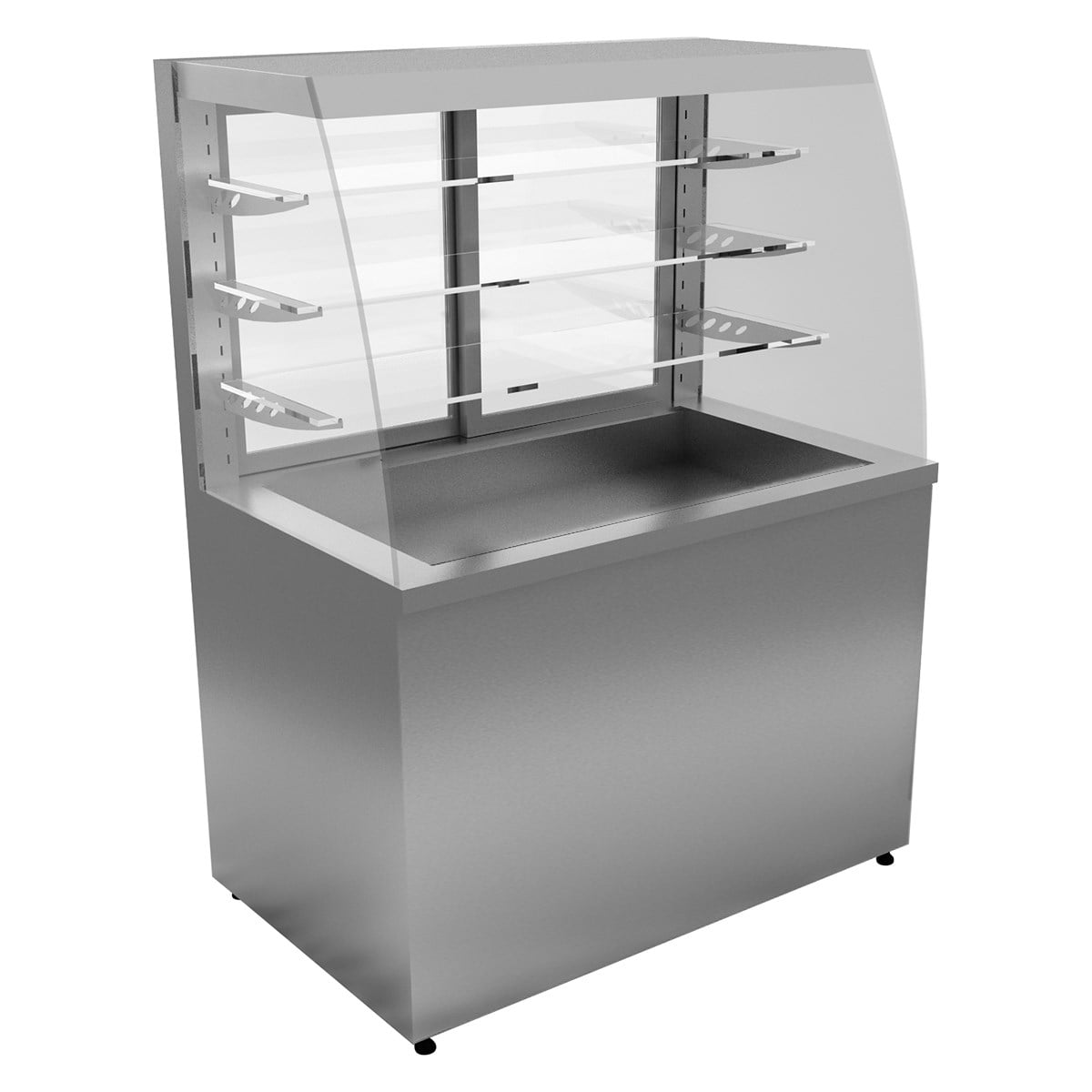 Öztiryakiler Teşhir - Self Servis - Nötr - 120 cm-SICAK TEŞHİR ÜNİTELERİ - Demasan
