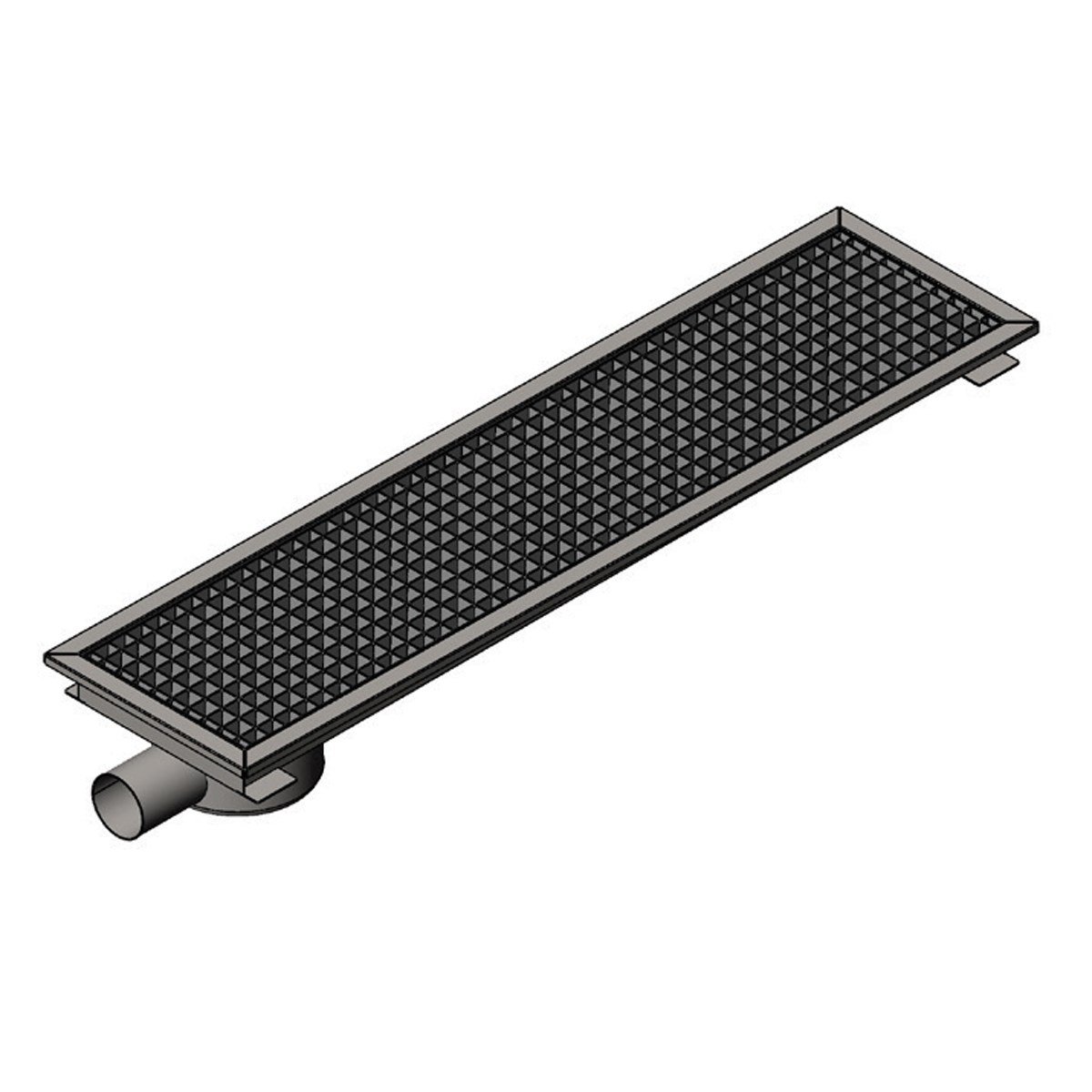 Öztiryakiler Yer Izgarası Tavalı Kenardan Sifonlu –onden Çıkışlı Q100 Pvc 2060x290-Yer Izgaraları ve Zemin Süzgeçleri - Demasan
