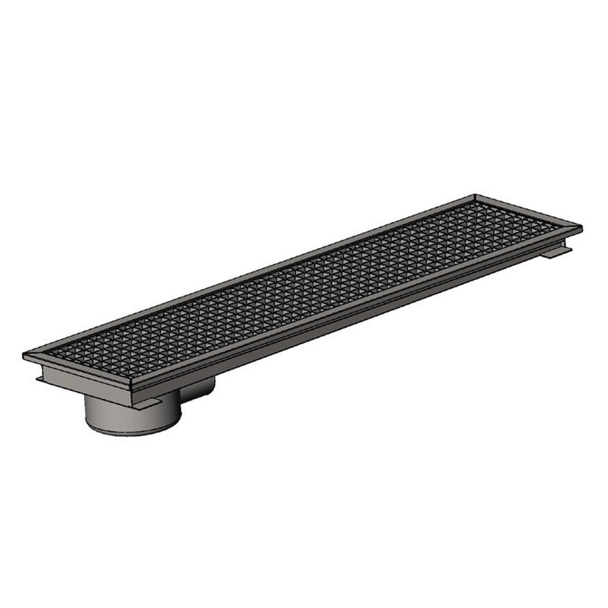 Öztiryakiler Yer Izgarası Tavalı Kenardan Sifonlu -Arkadan Çıkışlı Q100 Pvc 490x290-Yer Izgaraları ve Zemin Süzgeçleri - Demasan
