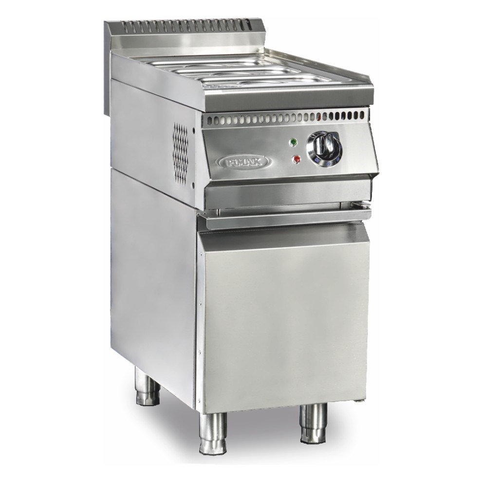 Pimak 70SD-M180-1 Elektrikli Benmari, Alt Dolaplı, 700 Seri, 3 x GN 1/3, 40x70x85 cm-ELEKTRİKLİ BENMARİLER - Demasan

