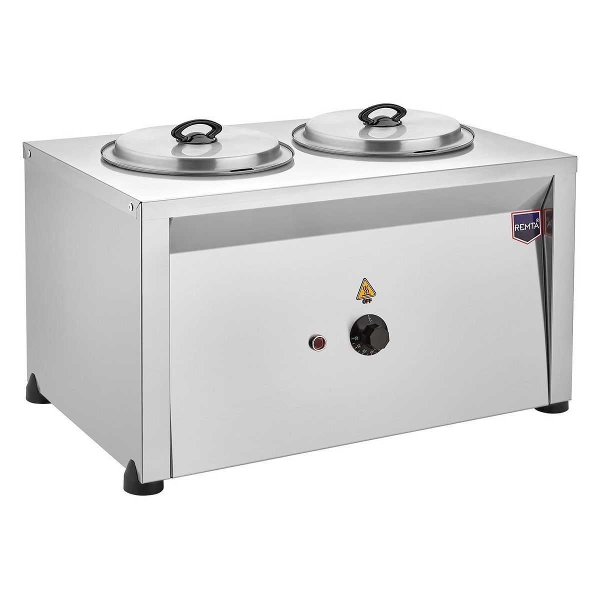 Remta CB12 Çiftli Çorba Isıtıcı 9+9 lt-ÇORBA ISITICILAR - Demasan
