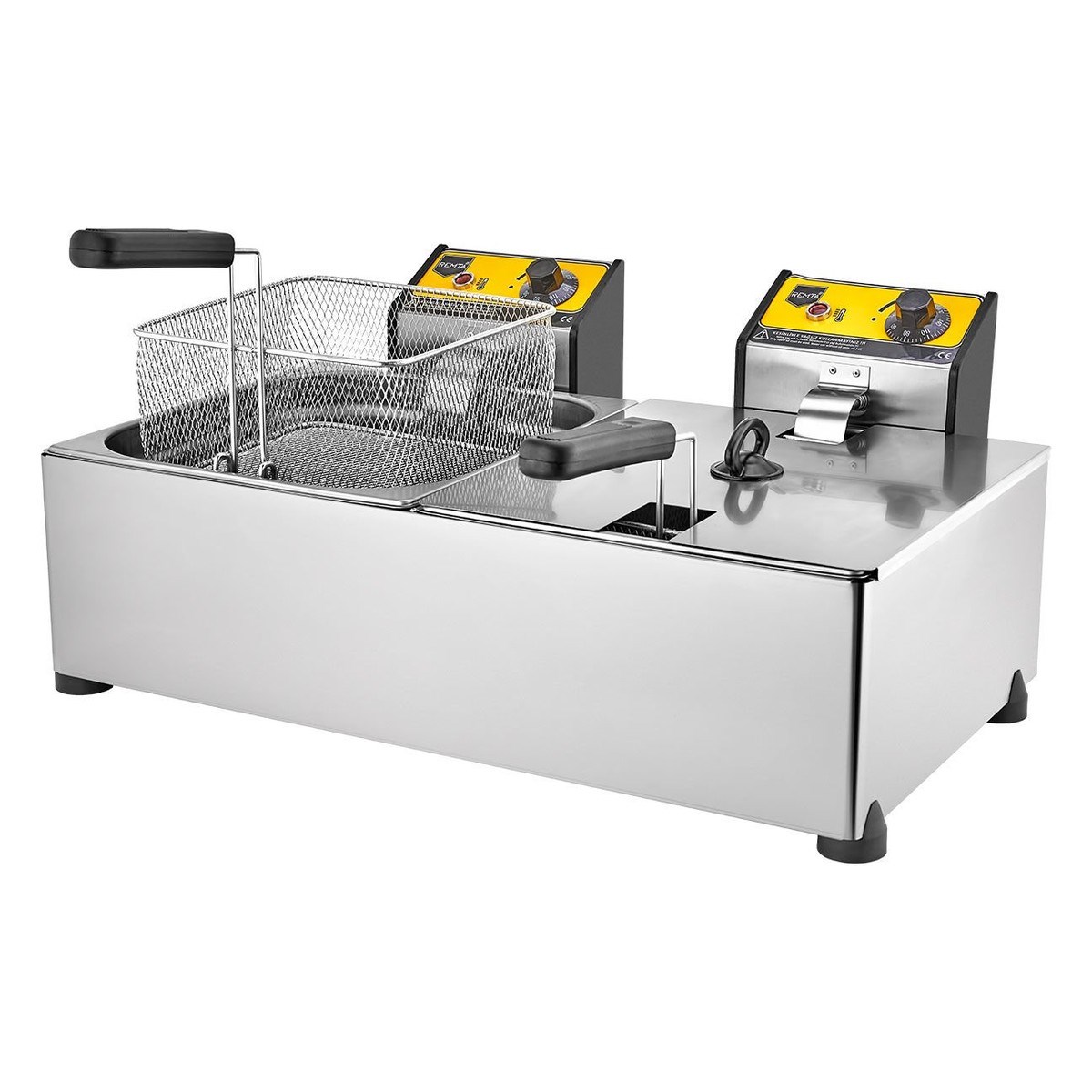 Remta R102 8+8 lt Elektrikli Fritöz-ELEKTRİKLİ FRİTÖZLER - Demasan
