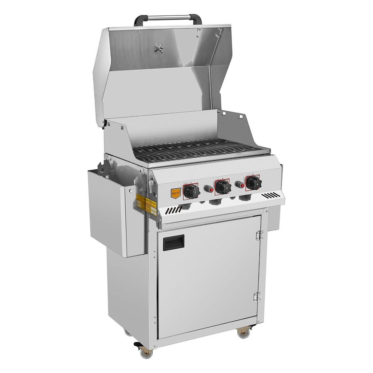 Remta R134 Tüplü (LPG) Profesyonel Döküm Barbekü - R134-KÖMÜRLÜ IZGARA VE OCAKBAŞI - Demasan

