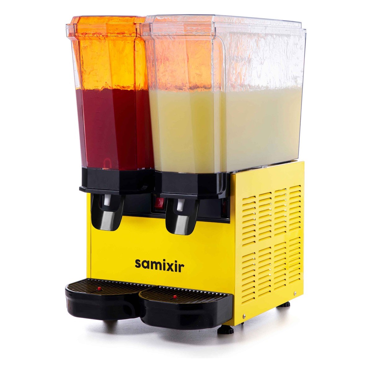 Samixir 40.SSY Klasik Twin Fıskiyeli Soğuk İçecek Dispenseri, 20+20 Lt, Sarı-LİMONATA&ŞERBET&MEYVE SUYU SOĞUTUCULARI - Demasan
