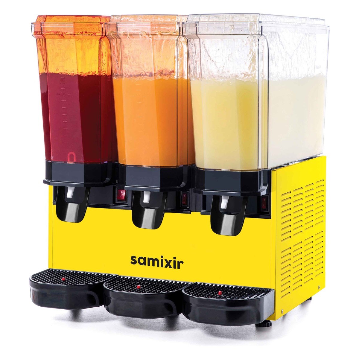 Samixir 60.SSSY Klasik Triple Fıskiyeli Soğuk İçecek Dispenseri, 20+20+20 Lt, Sarı-LİMONATA&ŞERBET&MEYVE SUYU SOĞUTUCULARI - Demasan
