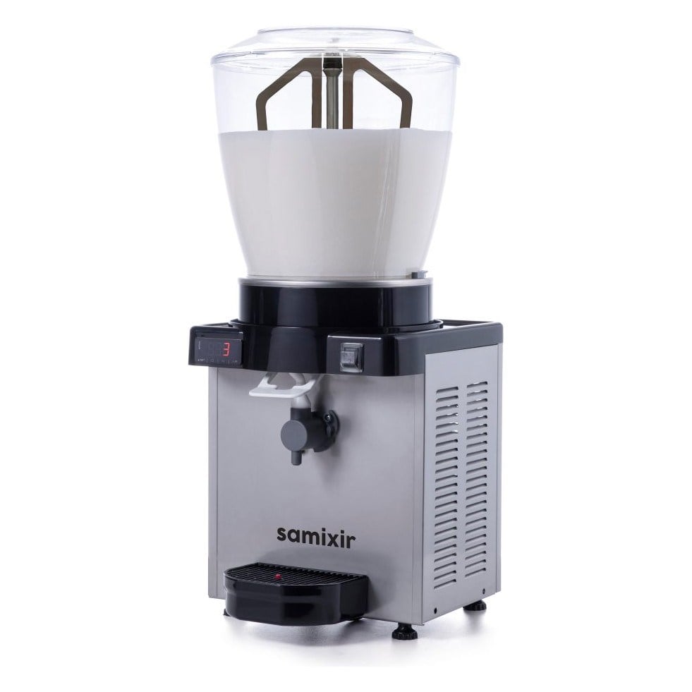 Samixir KAM22.DI Panoramik Köpüklü Ayran Makinesi, Dijital, 22 Lt, Inox-YAYIK AYRAN MAKİNALARI  - Demasan
