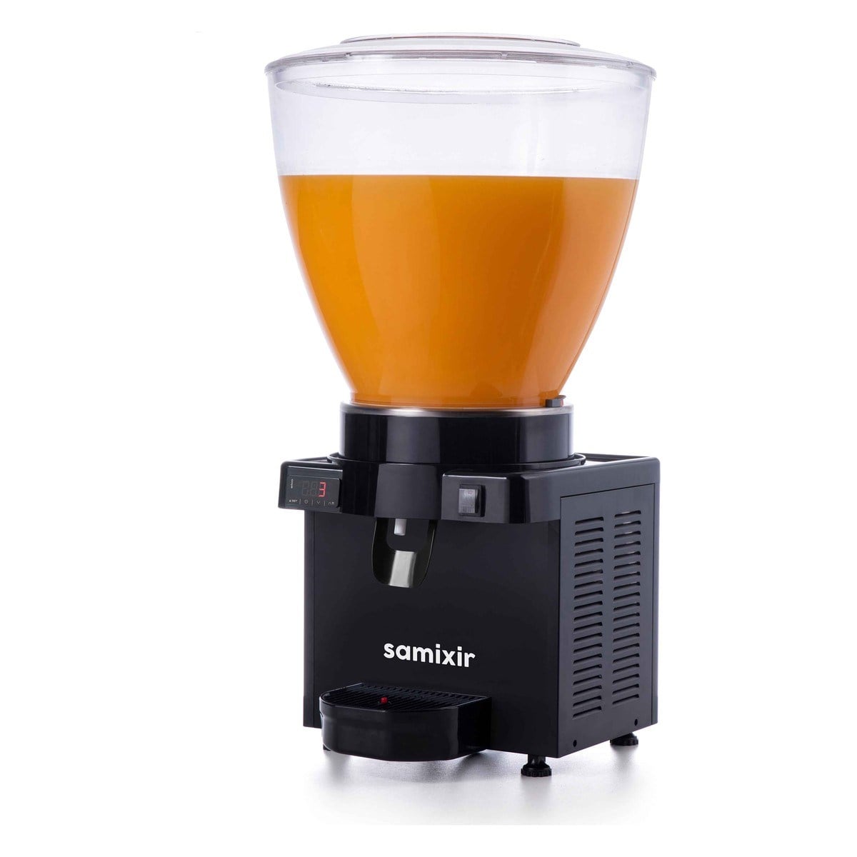 Samixir M40.DB Panoramik Karıştırıcılı Soğuk İçecek Dispenseri, Dijital, 40 Lt, Siyah-LİMONATA&ŞERBET&MEYVE SUYU SOĞUTUCULARI - Demasan
