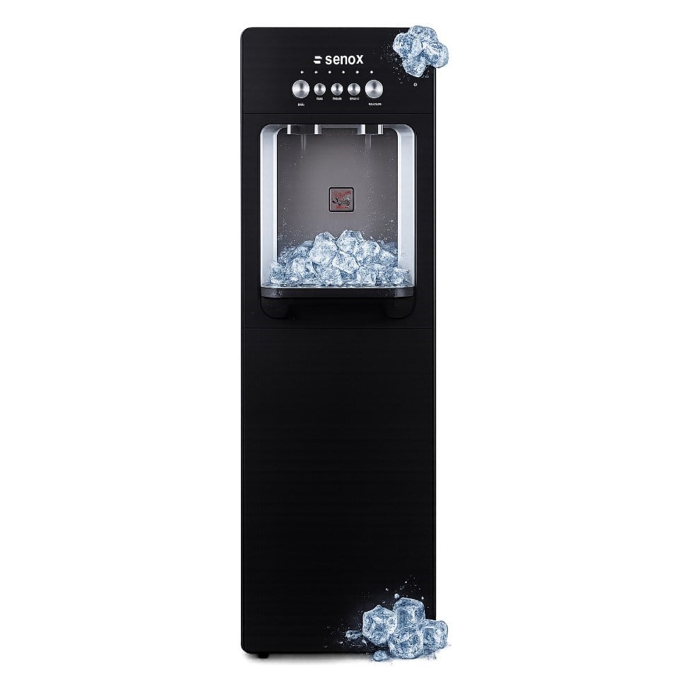 Şenox DS-04 Buz Yapan Sıcak Soğuk Su Sebili, 15 kg/gün Buz-Industrial Water Dispensers - Demasan
