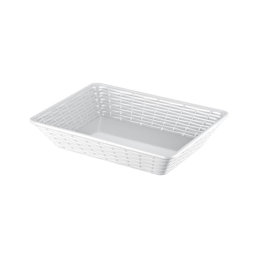 Thermoset Accessories Hena - Ekmeklik 37 x 27 cm - Krem Beyazı-Sunum Tabakları ve Kaseler - Demasan
