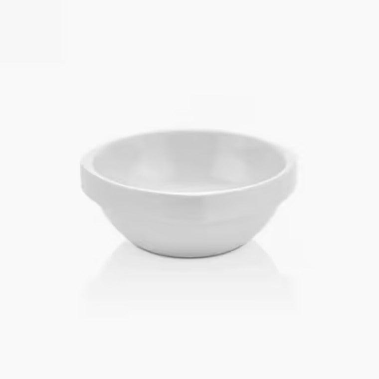 Thermoset Bergama Kare Kase Ø 14 cm 440 ml - Porselen Beyazı-Kırılmaz Kaseler - Demasan
