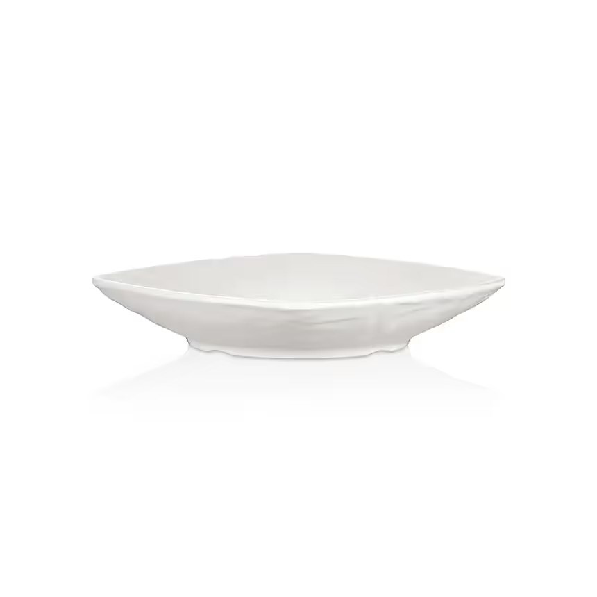 Thermoset Carre Matt Kare Çukur Tabak 21 x 25 cm 1.000 ml - Krem Beyazı-Kırılmaz Tabaklar - Demasan
