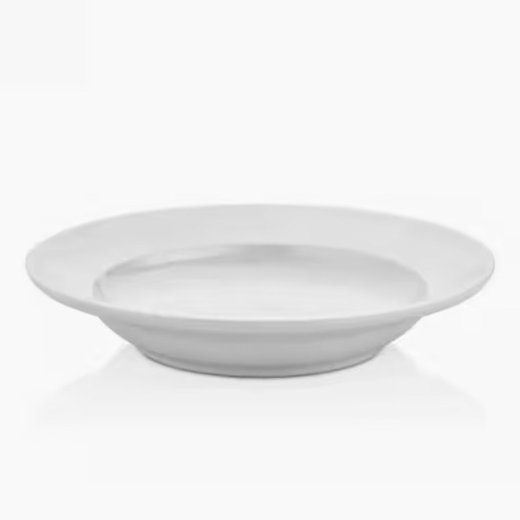 Thermoset Classic Çukur Tabak Ø 22,4 cm - Porselen Beyazı-Kırılmaz Tabaklar - Demasan
