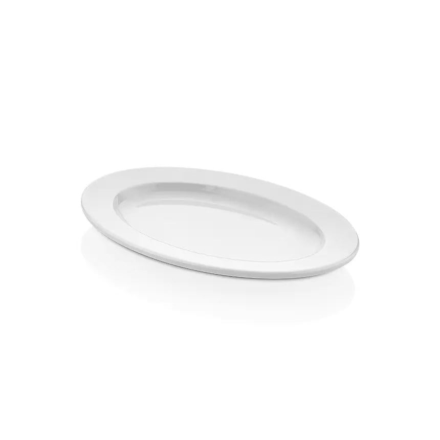 Thermoset Classic Oval Tabak 21 x 14,5 cm - Porselen Beyazı-Kırılmaz Tabaklar - Demasan
