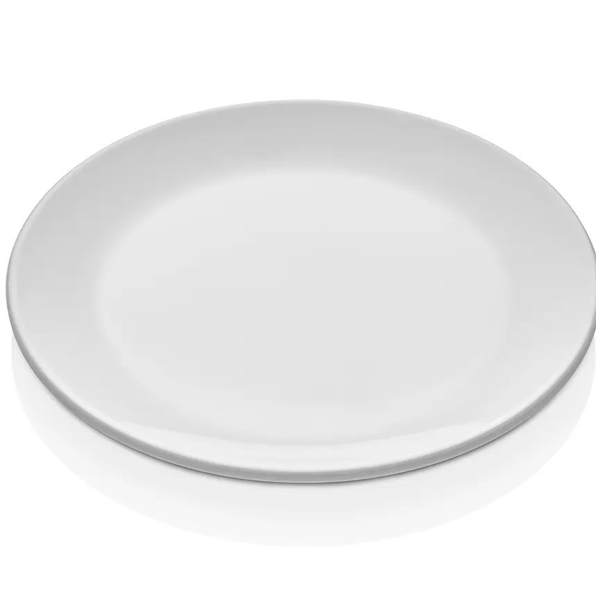 Thermoset Diamond Tabak Ø 23 cm - Porselen Beyazı-Kırılmaz Tabaklar - Demasan

