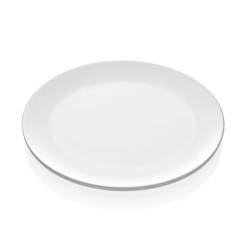 Thermoset Diamond Tabak Ø 26 cm - Porselen Beyazı-Kırılmaz Tabaklar - Demasan
