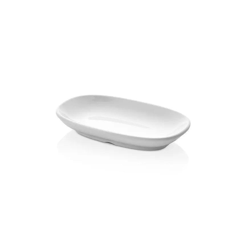 Thermoset International Oval Tabak 11,8 x 7 cm - Porselen Beyazı-Kırılmaz Tabaklar - Demasan
