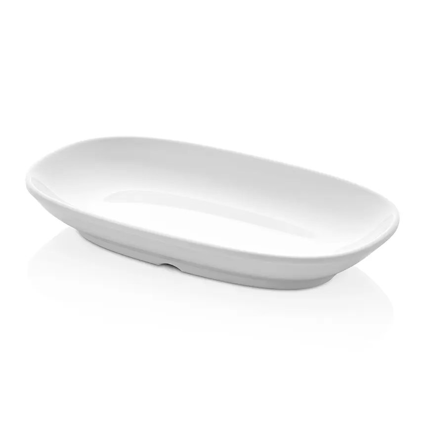 Thermoset International Oval Tabak 19 x 11 cm - Porselen Beyazı-Kırılmaz Tabaklar - Demasan
