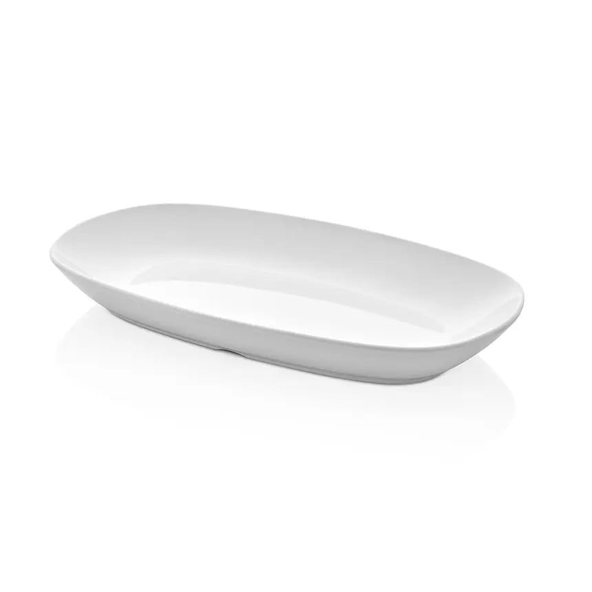 Thermoset International Oval Tabak 29 x 17 cm - Porselen Beyazı-Kırılmaz Tabaklar - Demasan
