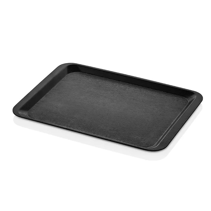 Thermoset Lamine Dikdörtgen Tepsi 32 x 44 cm - Siyah-Kırılmaz Sürahi ve Tepsiler - Demasan
