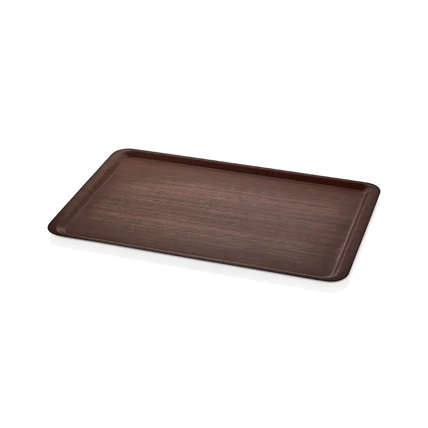 Thermoset Lamine Dikdörtgen Tepsi Maun 48 x 75 cm-Kırılmaz Sürahi ve Tepsiler - Demasan
