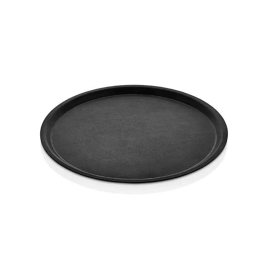 Thermoset Lamine Yuvarlak Tepsi Ø 43 cm - Siyah-Kırılmaz Sürahi ve Tepsiler - Demasan
