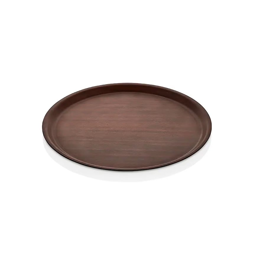 Thermoset Lamine Yuvarlak Tepsi Maun Ø 38 cm-Kırılmaz Sürahi ve Tepsiler - Demasan
