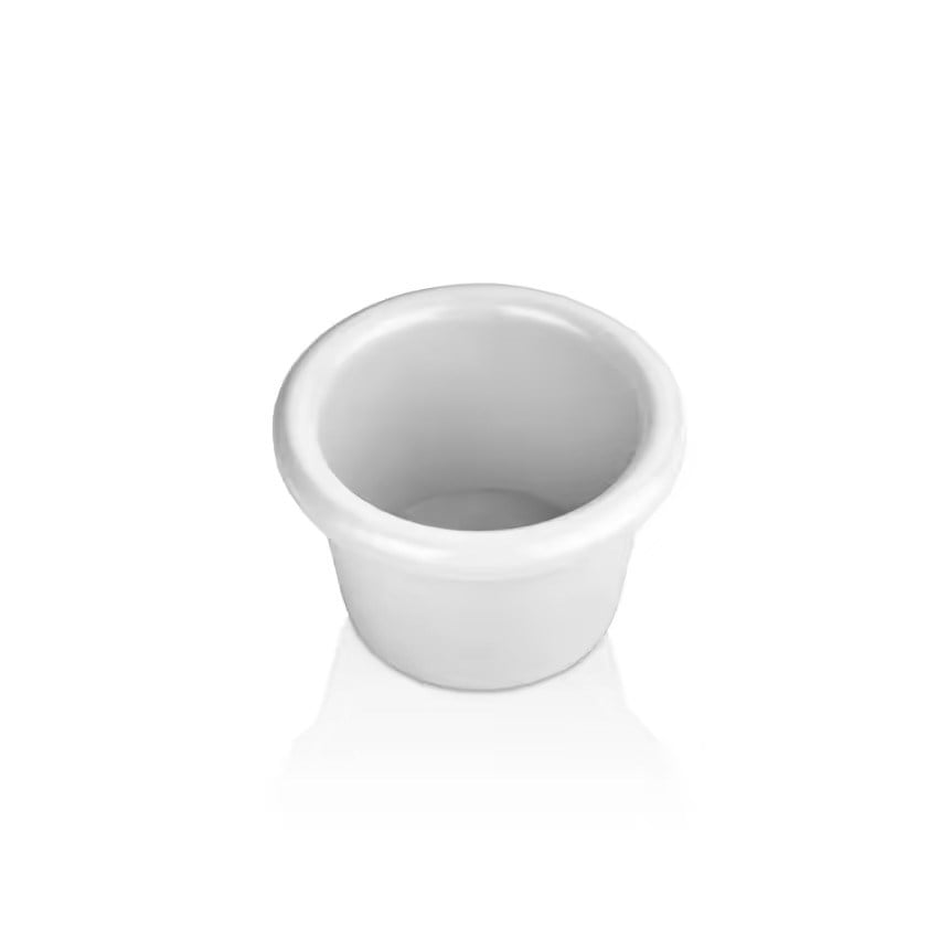 Thermoset Plain Ramekin Ø 6 cm 45 ml - Porselen Beyazı-Sosluk, Reçellik ve Şişeler - Demasan
