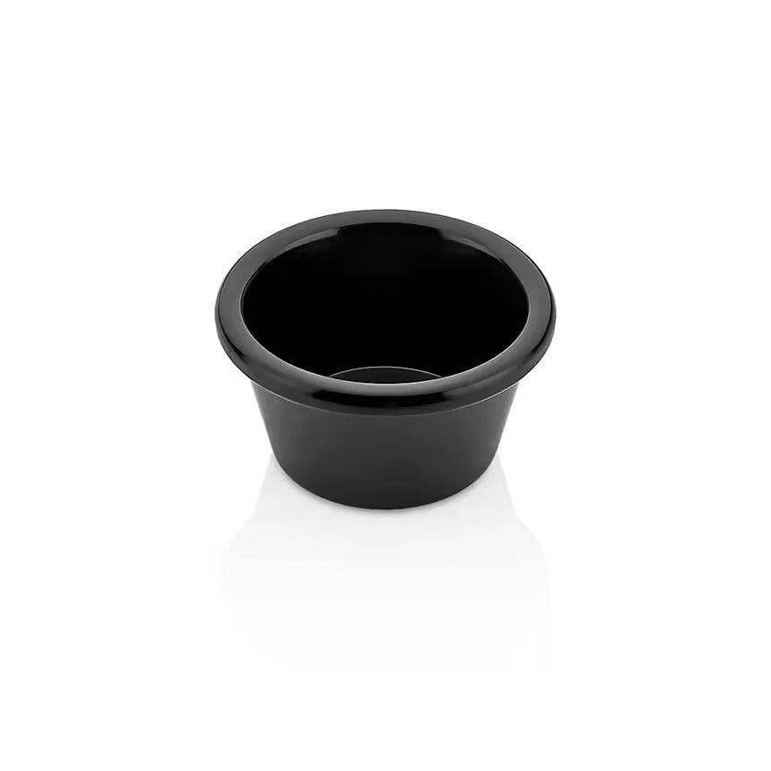 Thermoset Plain Ramekin Ø 7 cm 60 ml - Siyah-Sosluk, Reçellik ve Şişeler - Demasan
