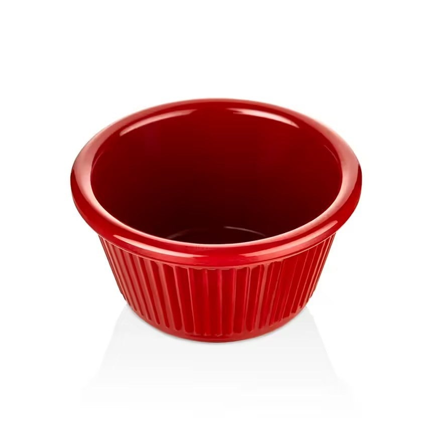 Thermoset Ribbed Ramekin Ø 8,4 cm 120 ml - Kırmızı-Sosluk, Reçellik ve Şişeler - Demasan
