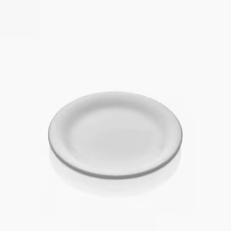 Thermoset Soft Tabak Ø 17 cm - Porselen Beyazı-Kırılmaz Tabaklar - Demasan

