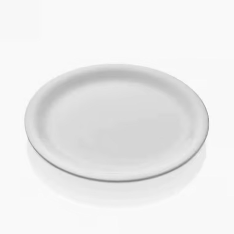 Thermoset Soft Tabak Ø 23 cm - Porselen Beyazı-Kırılmaz Tabaklar - Demasan
