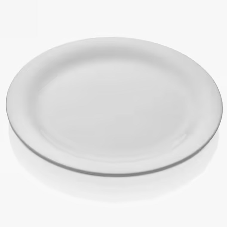 Thermoset Soft Tabak Ø 28 cm - Porselen Beyazı-Kırılmaz Tabaklar - Demasan
