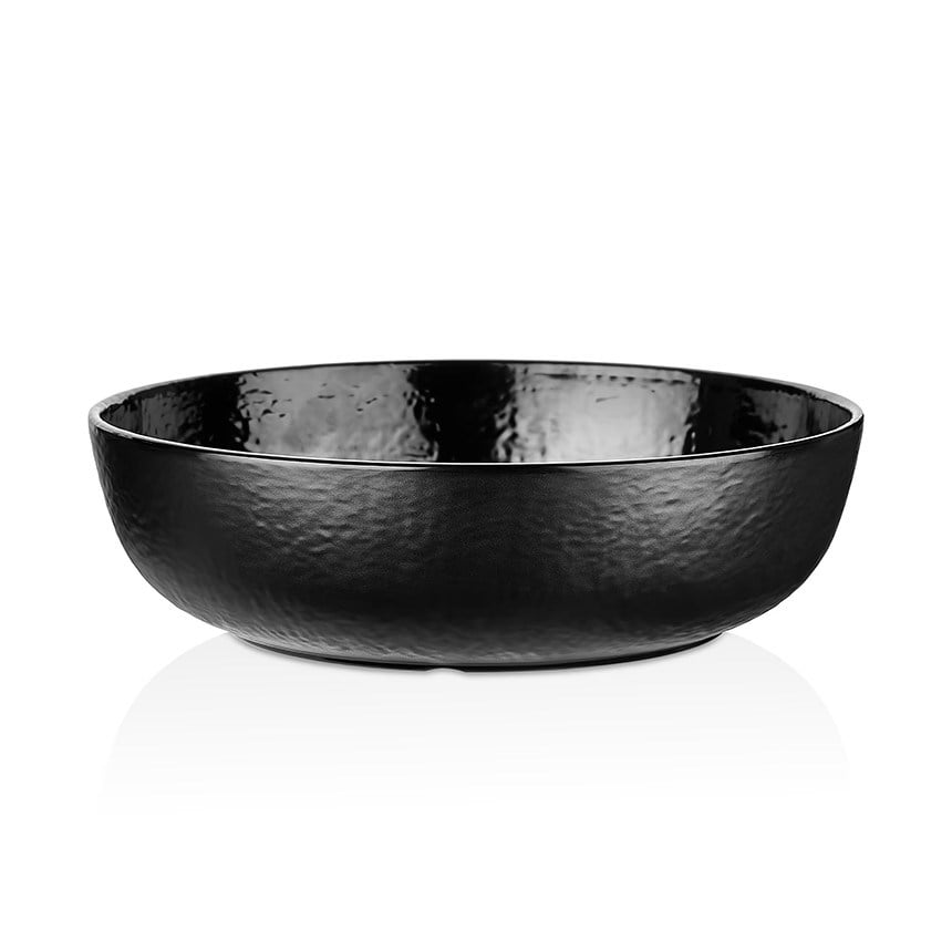 Thermoset Tilda Matt Salata Kasesi Ø 25 cm 2.450 ml - Siyah-Kırılmaz Kaseler - Demasan
