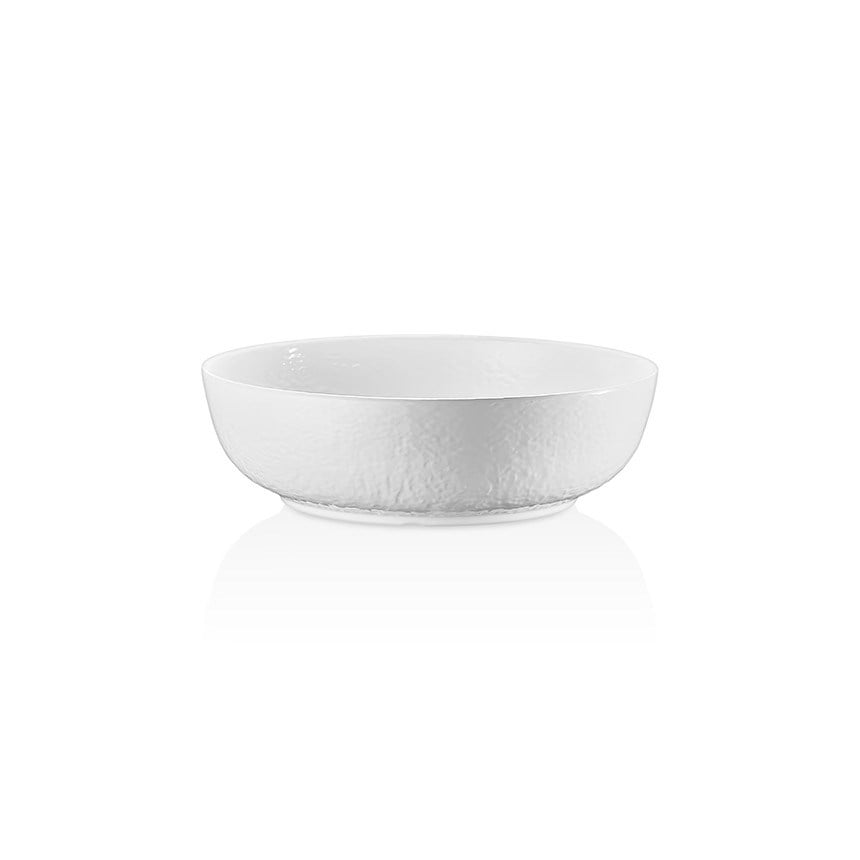 Thermoset Tilda White Kase Ø 25 cm 2.450 ml - Krem Beyazı-Kırılmaz Kaseler - Demasan
