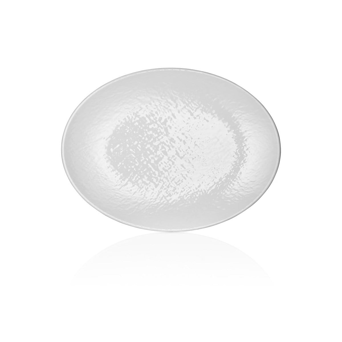 Thermoset Tilda White Oval Servis Tabağı 39 x 29 cm - Krem Beyazı-Sunum Tabakları ve Kaseler - Demasan
