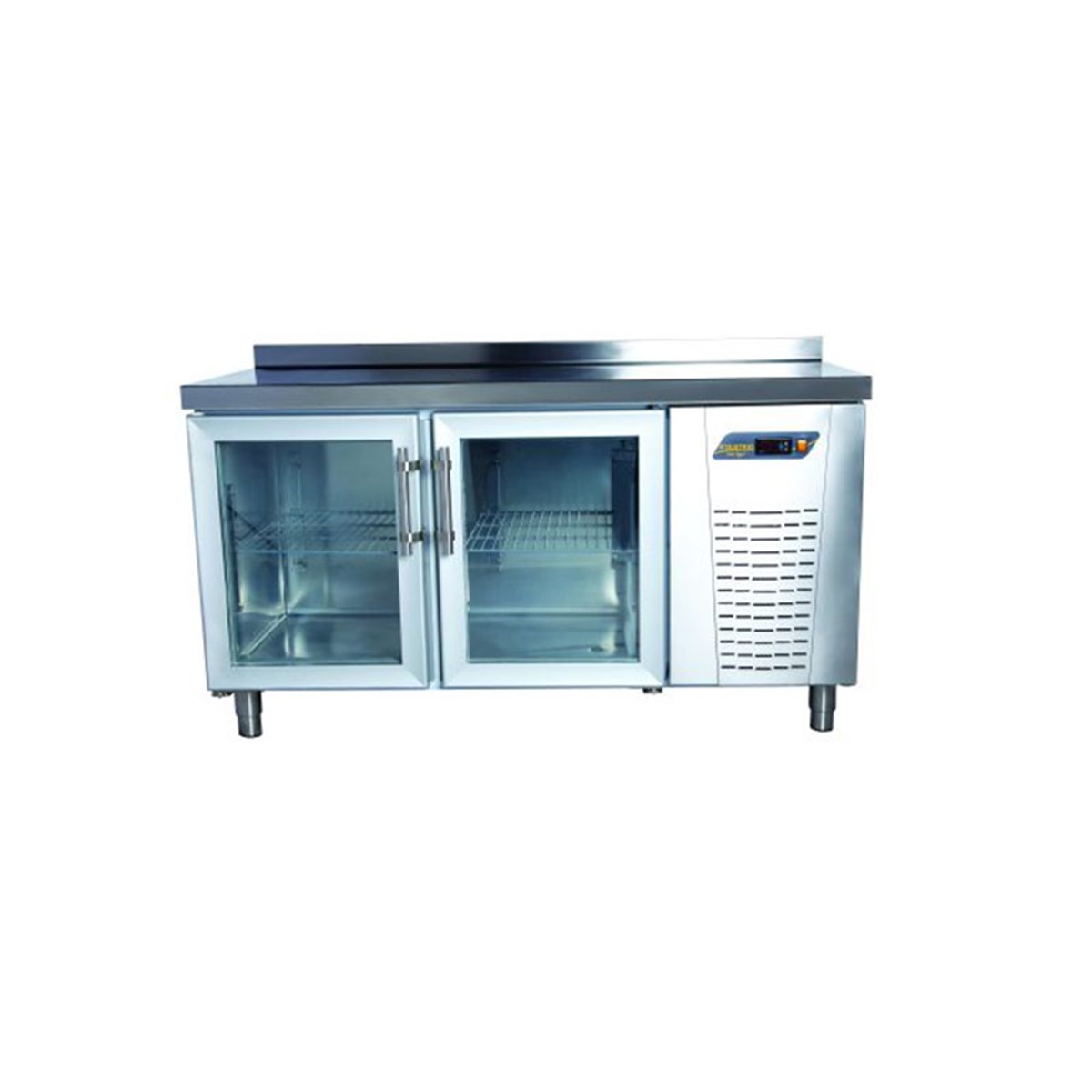 TPS62GD-Cam Kapılı Tezgah Tip 2 Kapılı Snack Buzdolabı