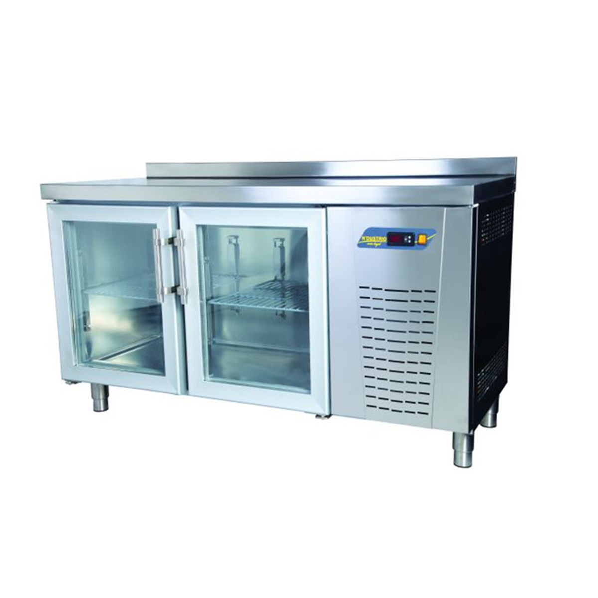 TPS62GD-Cam Kapılı Tezgah Tip 2 Kapılı Snack Buzdolabı
