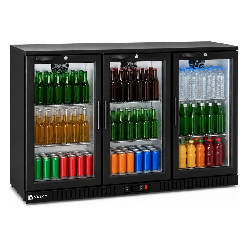 Vosco VBBC-350S Üç Kapılı Soğutucu Bar Arkası Dolap-ŞİŞE SOĞUTUCULAR - Demasan
