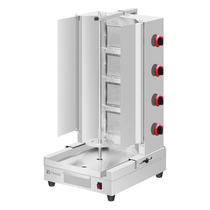 Vosco VKM-G4R Döner Ocağı Alttan Motorlu 4 Radyanlı-Bottom-Mounted Motor Doner Grills - Demasan
