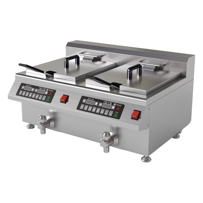 Vosco VSL-FRT2C12B 24 Litre Endüstriyel Fritöz-ELEKTRİKLİ FRİTÖZLER - Demasan
