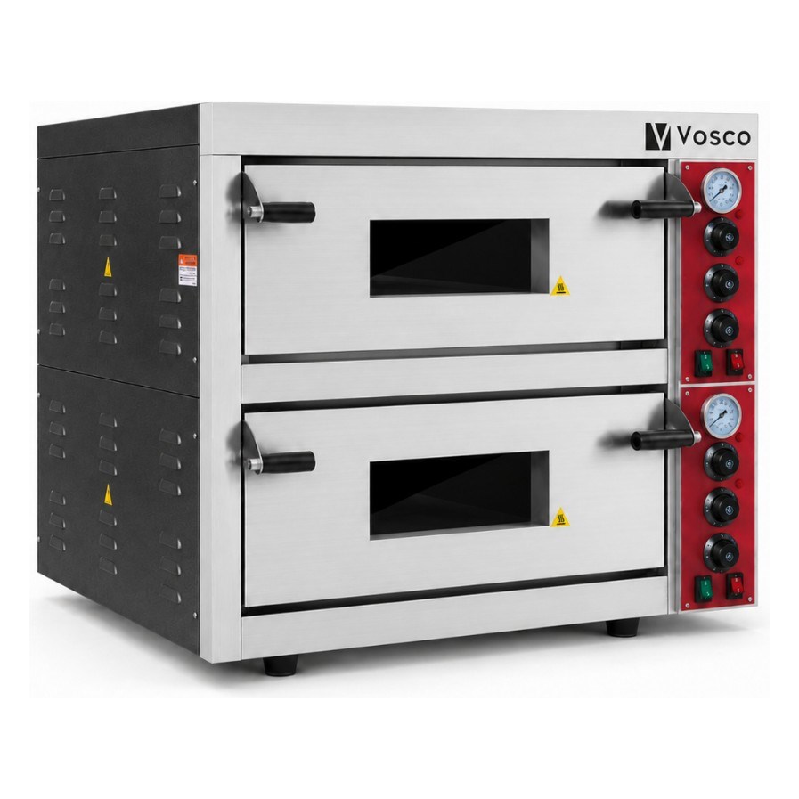 Vosco VWG-6T Çift Katlı Pizza Fırını-ELEKTRİKLİ PİZZA FIRINLARI - Demasan

