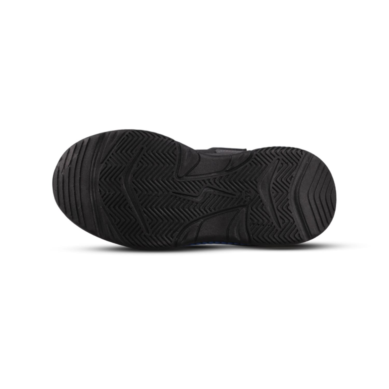 Büyük Çocuk Bağcıklı / Velcro Siyah Sneaker