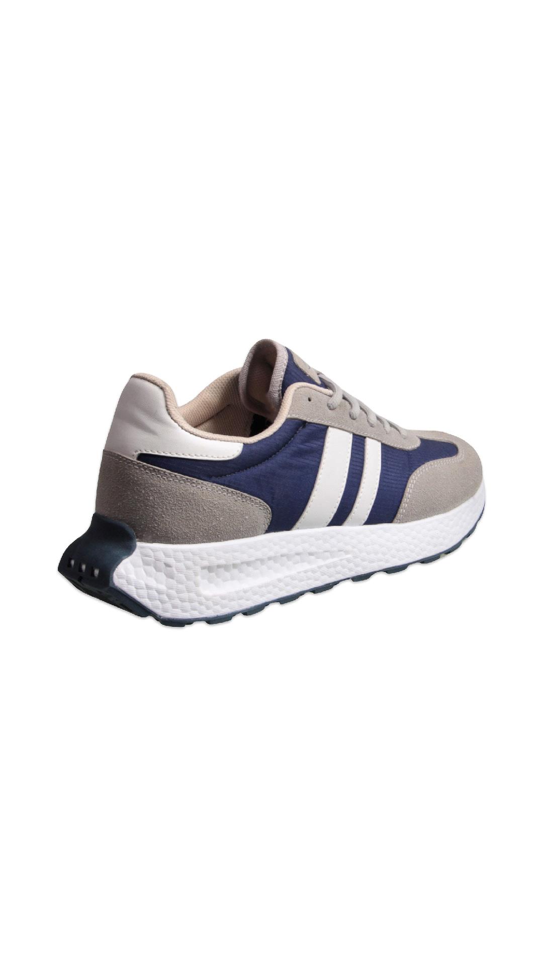 Erkek Bağcıklı Gri-Laci Sneaker