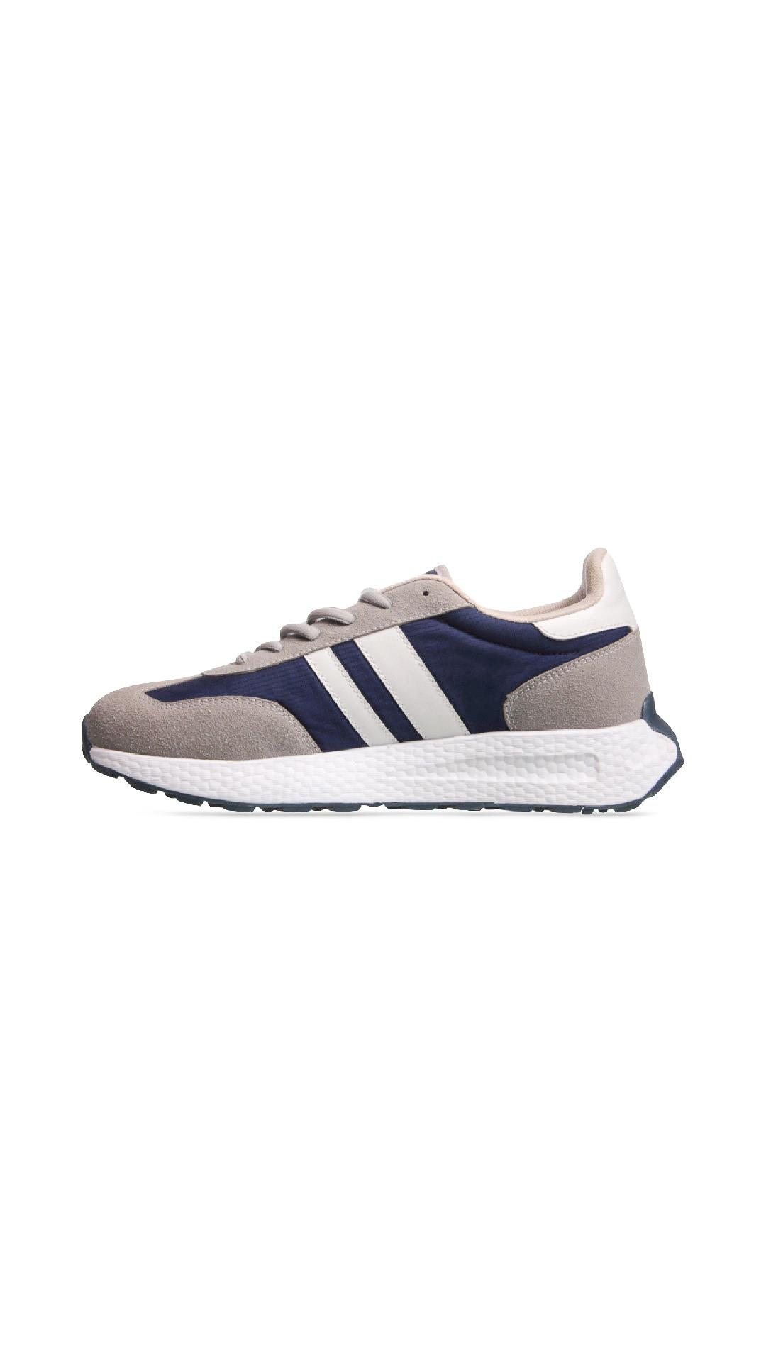 Erkek Bağcıklı Gri-Laci Sneaker