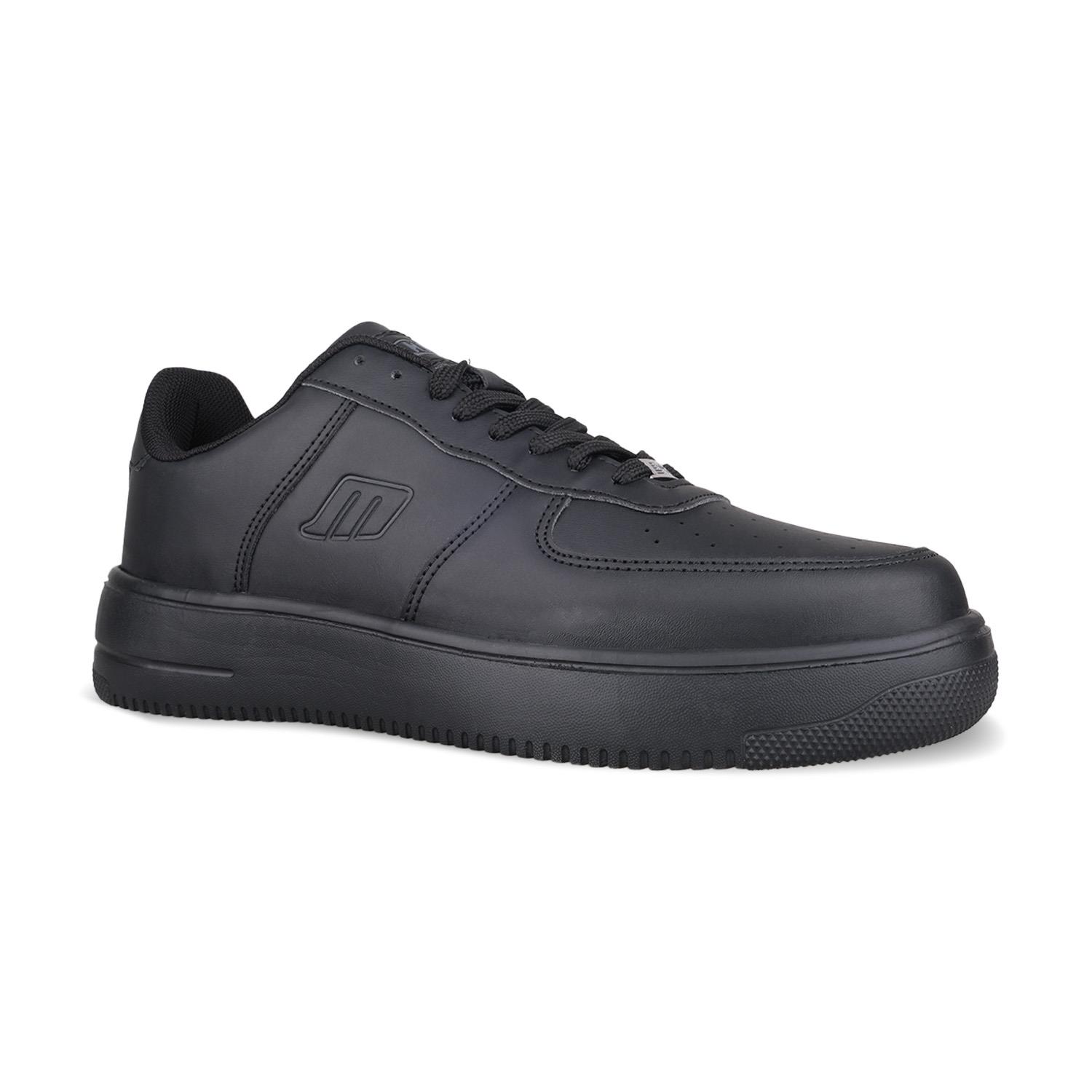 Erkek Bağcıklı Siyah Sneaker