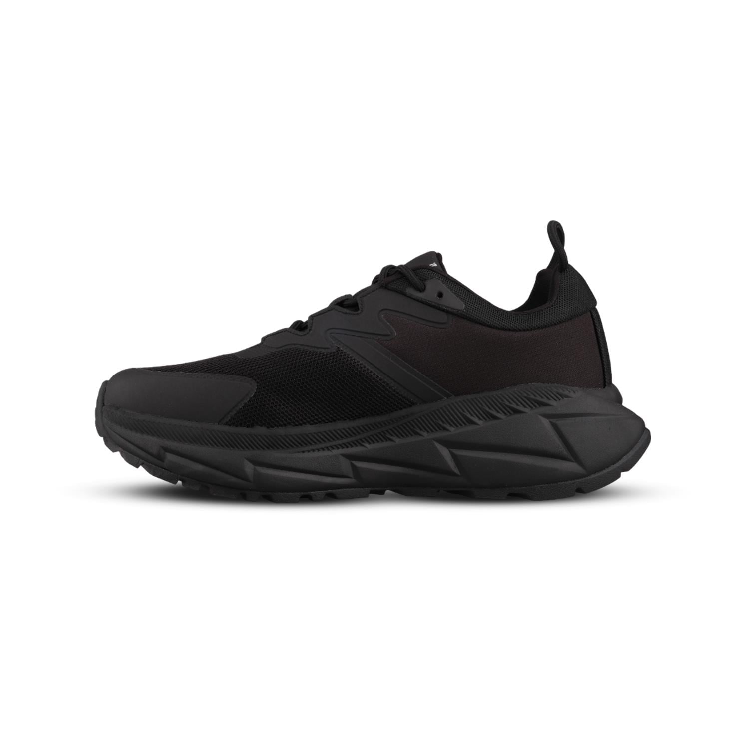Erkek Bağcıklı Siyah Sneaker